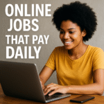 Online jobs in Nigeria that pay daily.